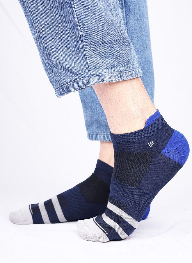FOOTPRINTS Unisex Patterned Ankle-Length Socks - Image 2